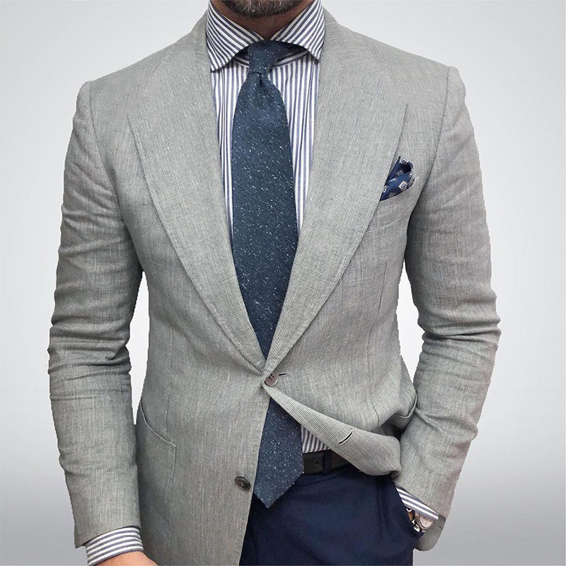 Marcus | Men's Textured Tailored Blazer Jacket